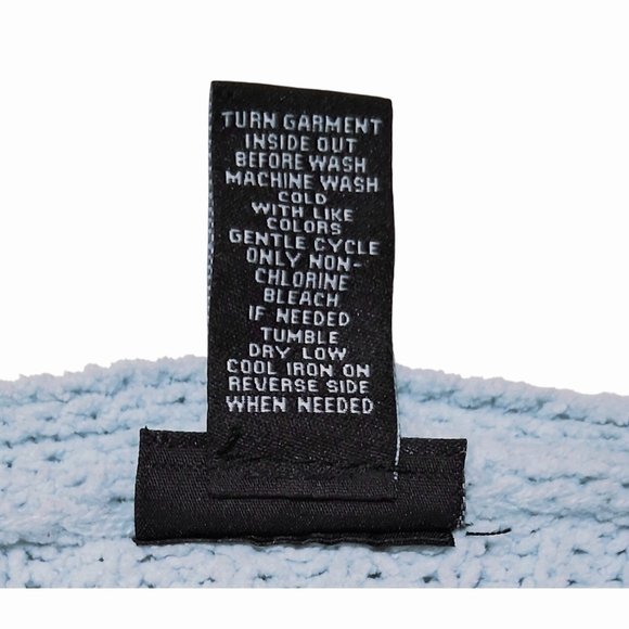 EUC rue 21 Sz. M Blue Long Sleeve Oversize Pullover Sweater - Picture 12 of 12